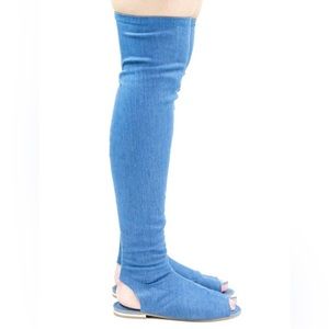 Knee High Sandal Boot- Size 10